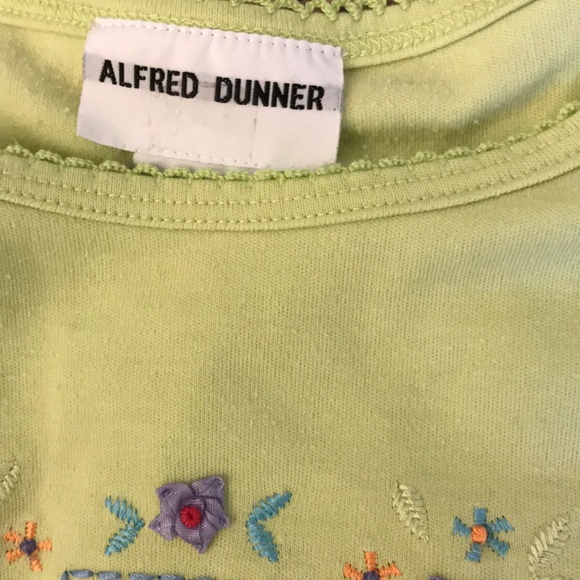 ALFRED DUNNER light green shirt - Picture 4 of 5